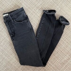 Madewell Faded Black Skinny Jeans